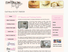 Tablet Screenshot of ftt-beautyandtraining.co.uk